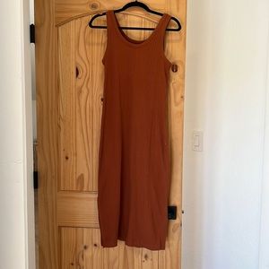 Ribbed long dress